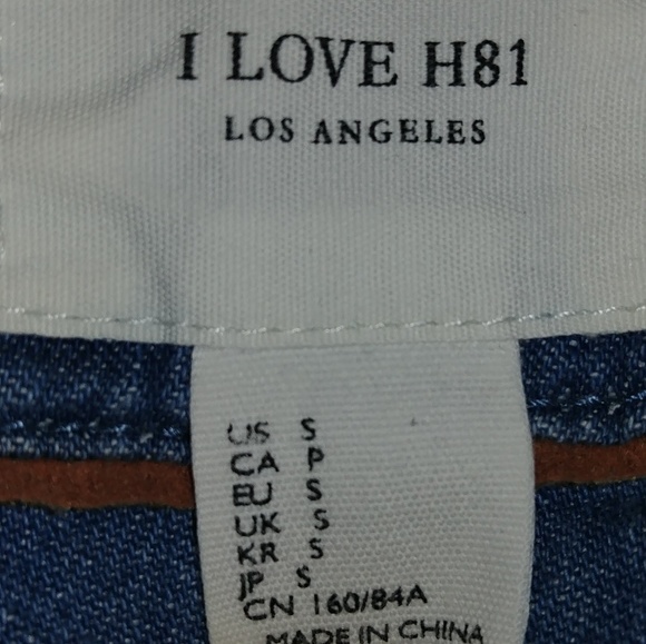 Chambray I love H81 shirt small - Picture 5 of 7